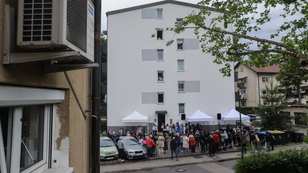- 27.05.2025 - naj blok na Ptujski ulici v Ljubljani//FOTO: Jaka Gasar