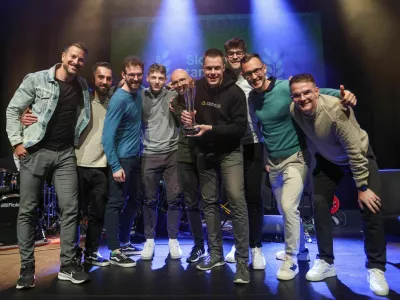 Naziva startup leta 2025 se je razveselila predana ekipa sodelavcev podjetja Astra AI. Foto: Marko Vanovšek