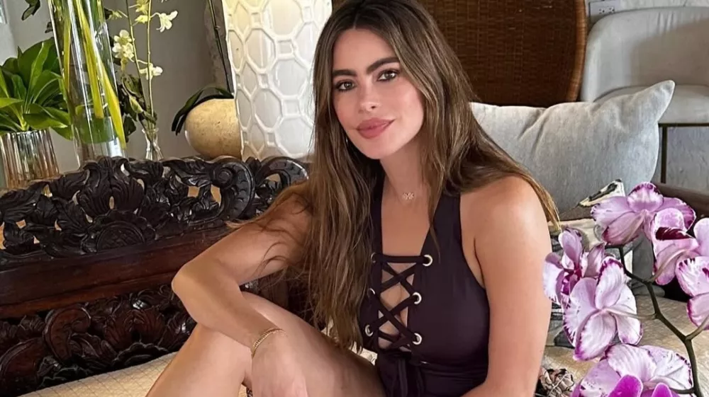 Igralka Sofia Vergara (52) navdušila sledilce z najnovejšimi fotografijami v kopalkah. F IG/sofia vergara