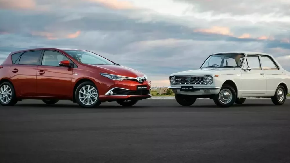 toyota corolla, od leta 1966