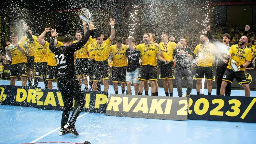 rokomet, gorenje, slavje, državni prvak