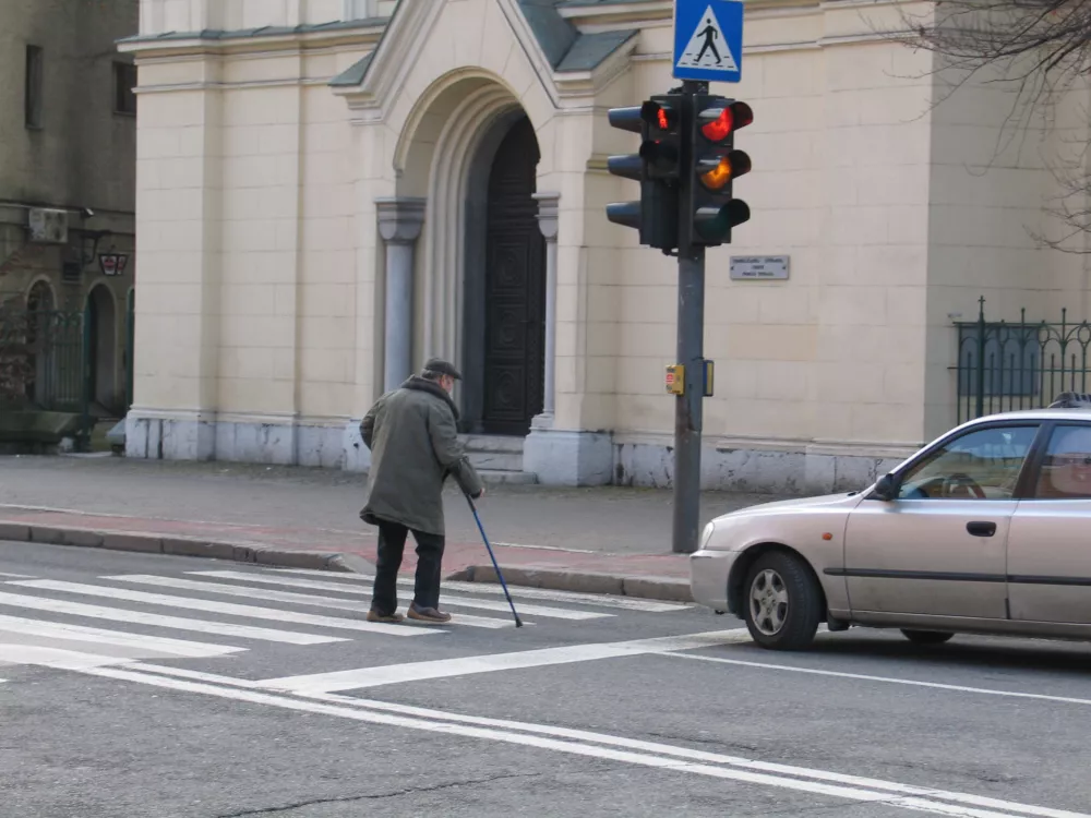 prehod za pešce čez Gosposvetsko cesto / Foto: Mojca Zorko