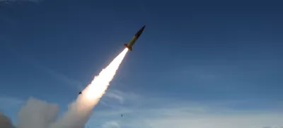 In this image provided by the U.S. Army, soldiers, from the 3rd Battalion, 321st Field Artillery Regiment of the 18th Field Artillery Brigade out of Fort Bragg N.C., conduct live fire testing at White Sands Missile Range, N.M., on Dec. 14, 2021, of early versions of the Army Tactical Missile System. Ukrainian leaders are begging the U.S. and Western allies for air defense systems and longer-range weapons to keep up the momentum in their counteroffensive against Russia and fight back against Moscow's intensified attacks. Defense Secretary Lloyd Austin says allies are committed to sending weapons "as fast as we can physically get them there." (John Hamilton/U.S. Army via AP)