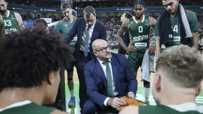 trener Zvezdan Mitrovič- 28.01.2025 - košarka - Eurocup - Cedevita Olimpija: Valencia//FOTO: Jaka Gasar