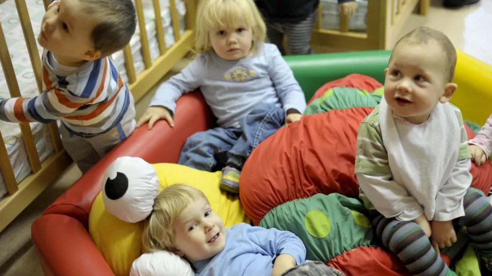 - ilustrativna fotografijapredšolski otroci, vrtec,   Vrtec Jelka, Glavarjeva ulica 18a za Bežigradom    //FOTO: Tomaž Zajelšnik