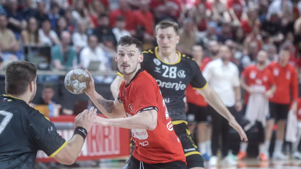 Jaka Malus- 30.05.2025 - prva tekma velikega finala Slovan - Gorenje za naslov državnega prvaka//FOTO: Jaka Gasar