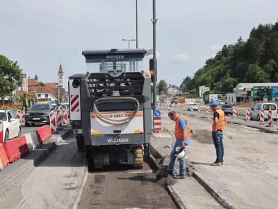 - 02.06.2025 - prenova Celovške ceste//FOTO: Jaka Gasar