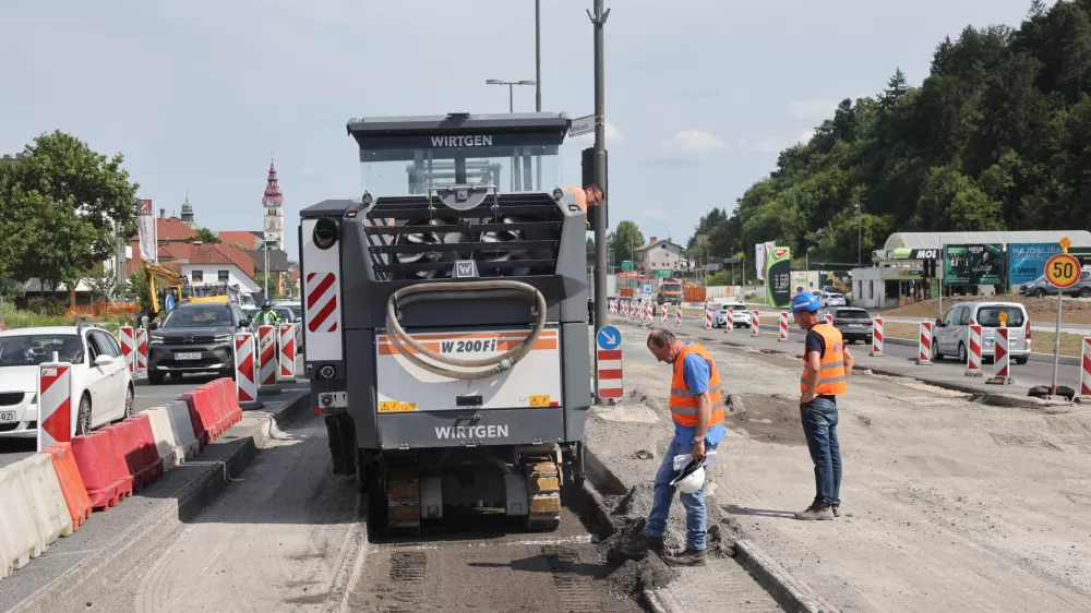- 02.06.2025 - prenova Celovške ceste//FOTO: Jaka Gasar