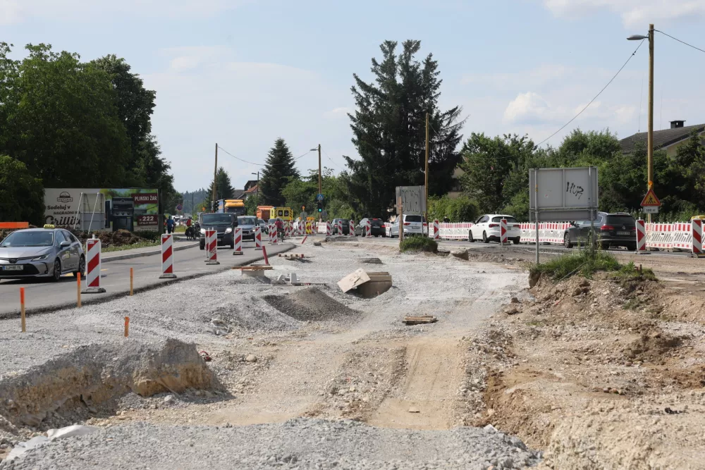 - 02.06.2025 - prenova Celovške ceste//FOTO: Jaka Gasar
