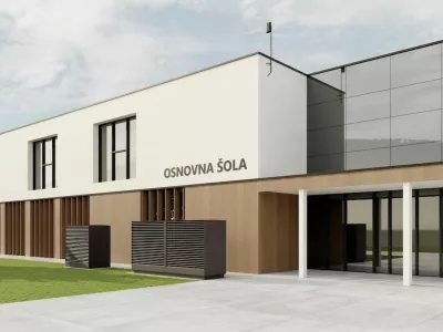 Toplotne črpalke adapt max učinkovito in trajnostno ogrevajo velike objekte, kot so hoteli, poslovne stavbe, industrijski kompleksi in šole. Foto: Kronoterm