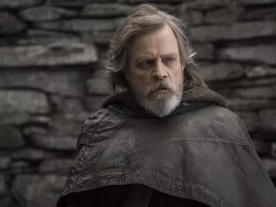 ﻿This image released by Lucasfilm shows Mark Hamill as Luke Skywalker in "Star Wars: The Last Jedi." (John Wilson/Lucasfilm via AP) / Foto: John Wilson