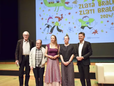 03.06.2025 - sklepna prireditev Društva Bralna značka Slovenije - ZPMS Zlata bralka, zlati bralec, na kateri počastijo zlate bralke in bralce, ki zaključujejo osnovnošolsko pot; Cankarjev dom, Gallusova dvorana,  Foto: Voranc Kramberger