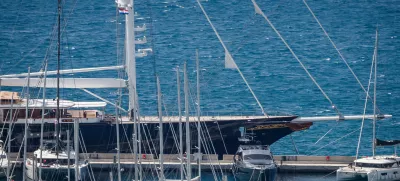 Bezosova jadrnica v Marini Kaštela. Foto: Pixsell