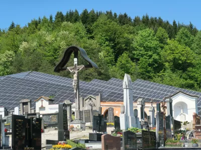 Rečica ob Savinji, sončna elektrarna, paneli, kmetijsko zemljišče. Foto: Tatjana Pihlar 