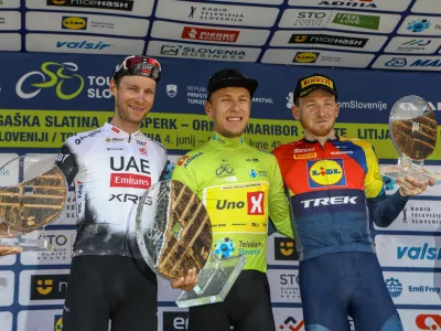 Anders Halland JOHANNESSEN08.06.2025 - Kolesarska dirka po sloveniji - kolesarstvo - cilj Novo MestoFoto: Luka Cjuha