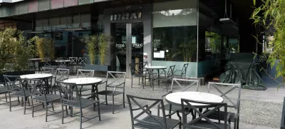 28.04.2025 - Maximarket, onesnažena voda, kavarnaFoto: Tomaž Skale