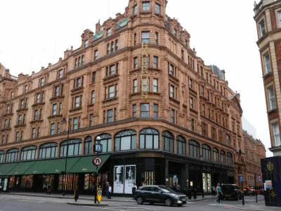 A view of the Harrods department store, in London, Britain, September 20, 2024. REUTERS/Mina Kim