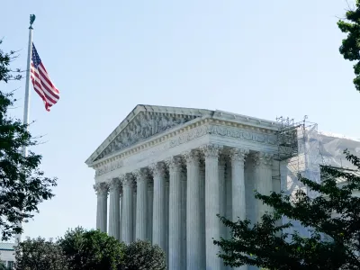 FILE PHOTO: The U.S. Supreme Court building is seen the morning before justices are expected to issue opinions in pending cases, in Washington, U.S., June 14, 2024. REUTERS/Elizabeth Frantz/File Photo