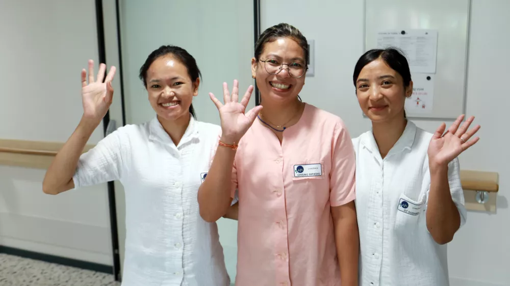 03.06.2025 - dom upokojencev Poljane, tuji delavci, NepalFoto: Tomaž Skale