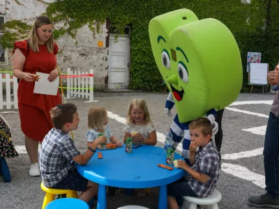 - 06.06.2025. - Akcija in podelitev nagrad Hrana ni za tjavendan, namenjena ozaveščanju o prevelikih količinah zavržene hrane.//FOTO: Bojan Velikonja