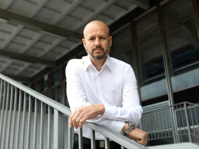 - 31.05.2023 - Dejan Kontrec, nekdanji hokejist - generalni sekretar HZS - Hokejska zveza Slovenije //FOTO: Tomaž Skale