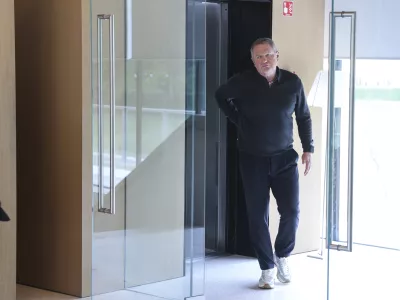 Matjaž Kek- 21.05. 2025 - novinarska konferenca selektorja slovenske nogometne reprezentance Matjaža Keka//FOTO: Jaka Gasar