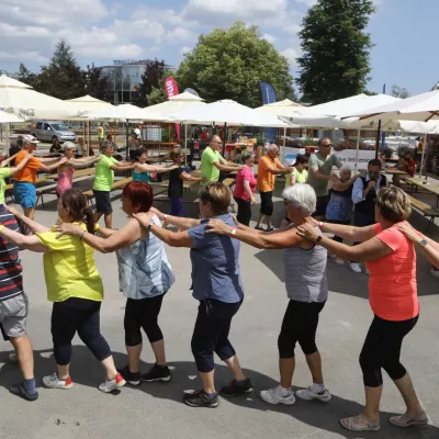 07.06.2025 - Dan nordijske hoje in druženje z Nedeljskim v Termah Čatež- nordijska hoja - Terme ČatežFoto: Luka Cjuha