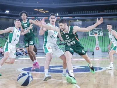Aleksej Nikolić- 05.06.2025 - košarka - 1. Tekma finala državnega prvenstva med Olimpija: Krka//FOTO: Jaka Gasar