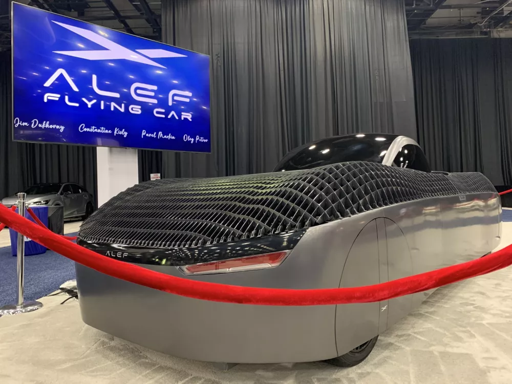Alef, leteči avto, elektrika, Detroit 2023, avtošov
