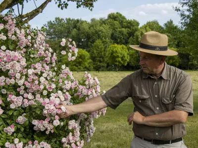 Matjaž Mastnak ob letošnji zmagovalki, 'Frau Eva Schubert. F Mateja Račevski