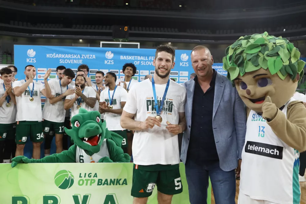 09.06.2025 Košarka Cedevita Olimpija - Krka finaleFoto: Luka Cjuha