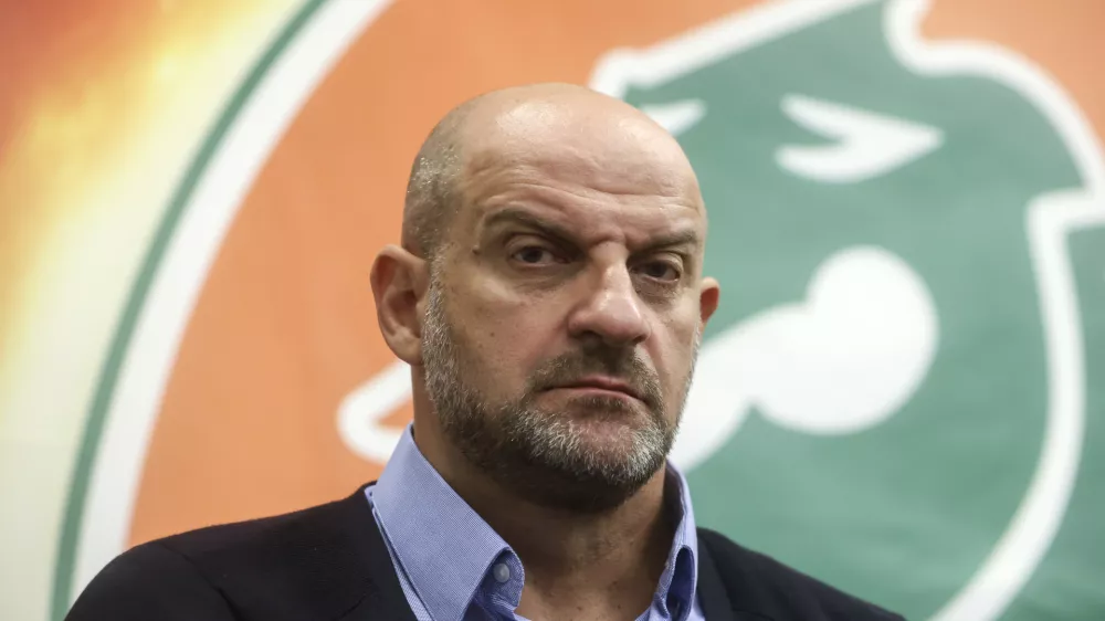 Zvezdan Mitrovič- 11.06.2024 - novinarska konferenca Cedevite Olimpije, na kateri bodo prisotni direktor kluba Davor Užbinec, novi športni direktor Chechu Mulero in novi glavni trener članske ekipe Zvezdan Mitrović //FOTO: Jaka Gasar