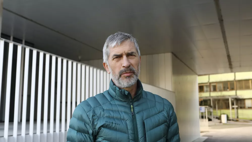 - 14.01.2021 - Andrej Velkavrh, meteorolog pri Agenciji RS za okolje (ARSO), //FOTO. Luka Cjuha.