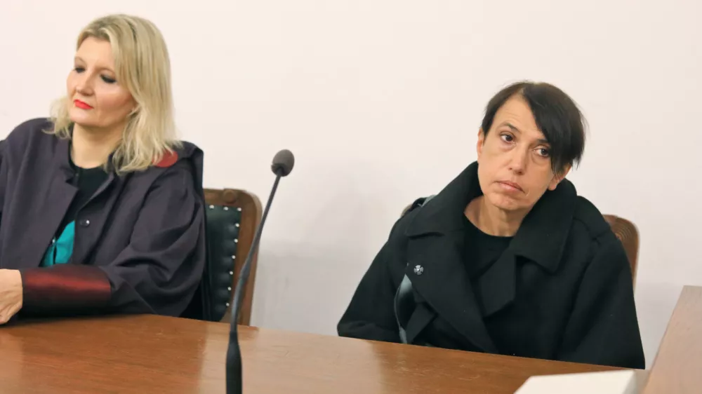 Maribor - Okrožno sodišče - Sodstvo - Sojenje - Zadeva Aleš Tihec - Irena Tihec na zatožni klopi - Vesna Györkös Žnidar - - Avtor: Andrej Petelinšek