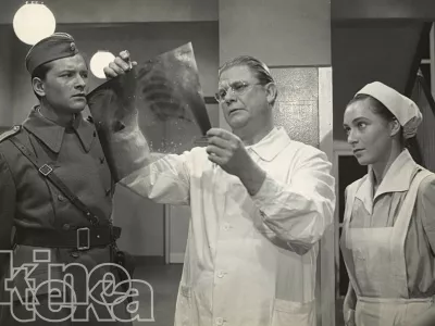 Andrej Kurent, Stane Sever, Julka StaričTrenutki odločitve Režija: František Čap / Foto: Fotograf: Lado Sazonov