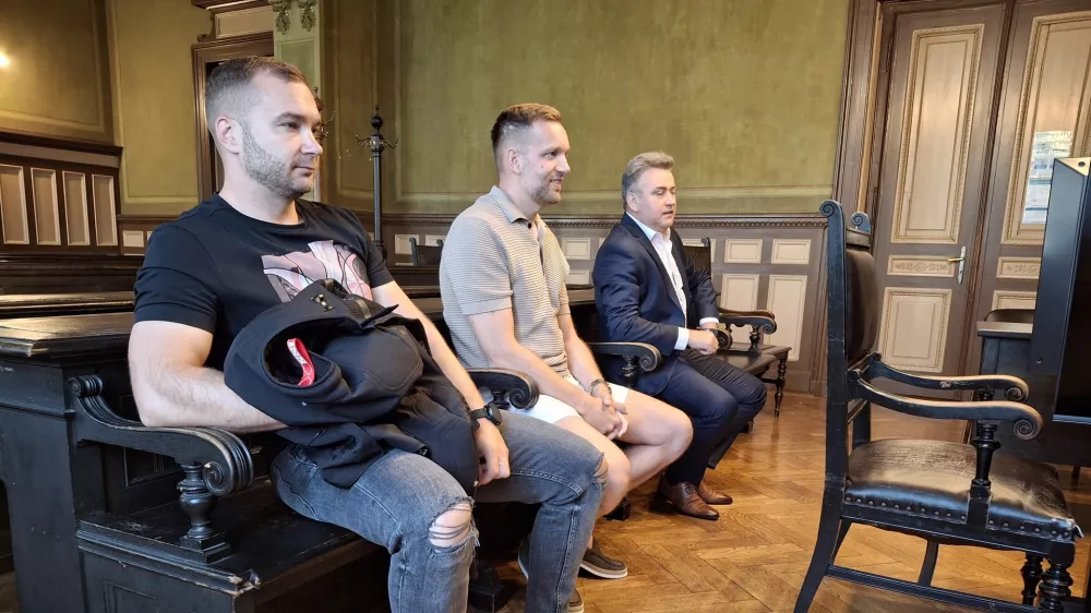 Žarko Mijatović, Jasmin Šljivar, Milan Stojinović (od leve proti desni)