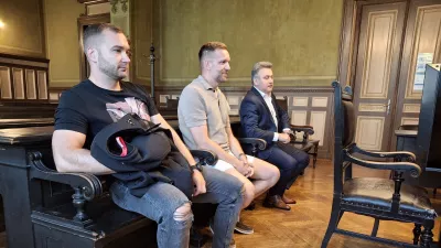 Žarko Mijatović, Jasmin Šljivar, Milan Stojinović (od leve proti desni)
