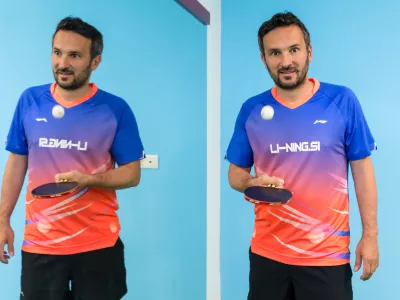 10.06.2025. - Bojan Tokić. slovenski namizno teniški igralec.//FOTO: Bojan Velikonja