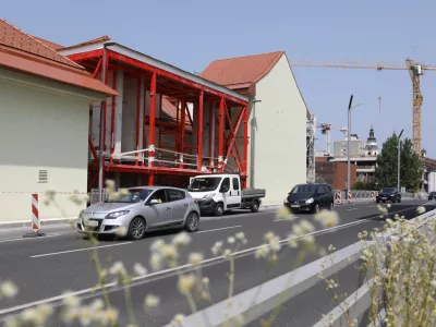 11.06.2025 - Palača Cukrarna- gradbišče - prenova stavbeFoto: Luka Cjuha