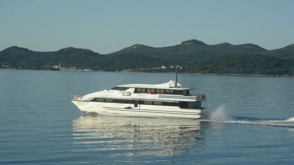 ﻿hrvaška, Jadransko morje, katamaran Zadar Silba