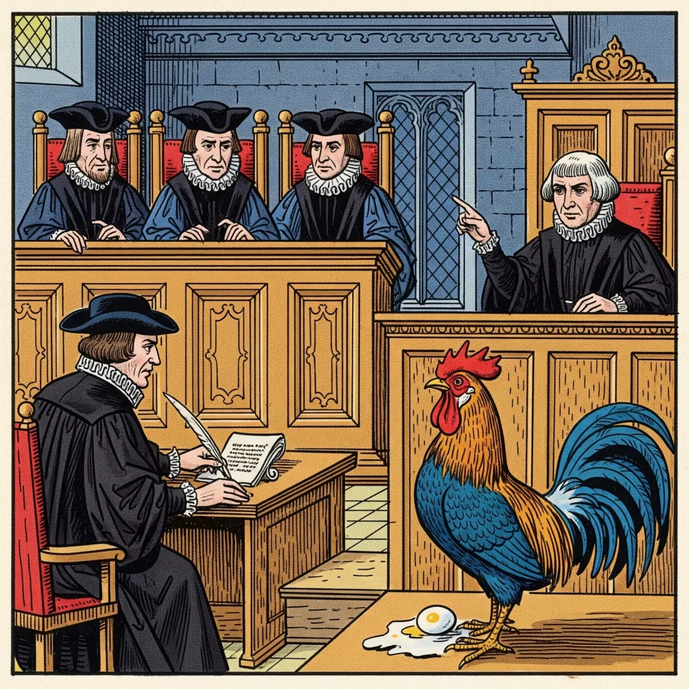 Morda si lahko sojenje predstavljamo na tak način. / Foto: Gemini