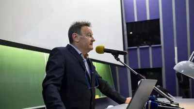 predsednik FIDES Damjan Polh - 09.01.2024 – opozorilna stavka zdravnikov in zobozdravnikov - zdravniki in zobozdravniki zaradi neuresničenih zavez vlade iz že sklenjenih sporazumov opozorilno stavkali. protest //FOTO: Nik Erik Neubauer 