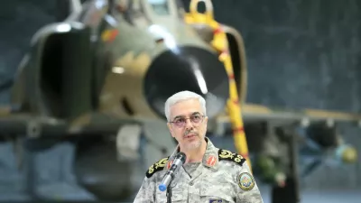 13 June 2025, Iran, Teheran: Chief of the General Staff of Iran's Armed Forces, Gen. Mohamed Bagheri, has been killed in an Israeli strike. Israel has confirmed that it has launched strikes targeting Iran's nuclear program, with explosions reported throughout the country. This operation, named Operation Rising Lion, was announced by Israeli Prime Minister Benjamin Netanyahu, who stated that Iran poses a threat to Israel's very survival. Photo: Iranian Army Office/ZUMA Press Wire/dpa