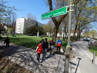03.04.2025 - park Ade Škerl in Sonje PleskanFoto: Tomaž Skale
