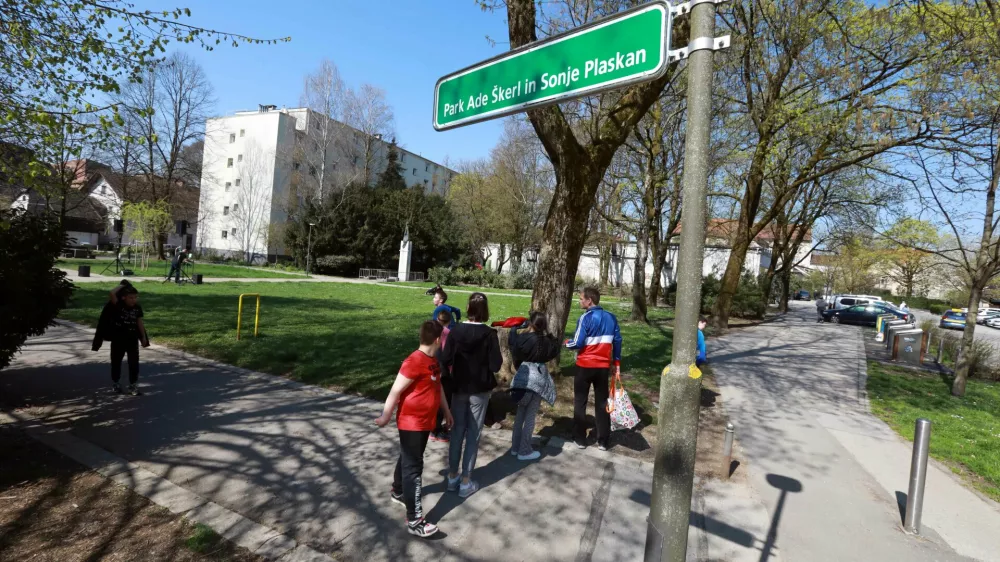03.04.2025 - park Ade Škerl in Sonje PleskanFoto: Tomaž Skale