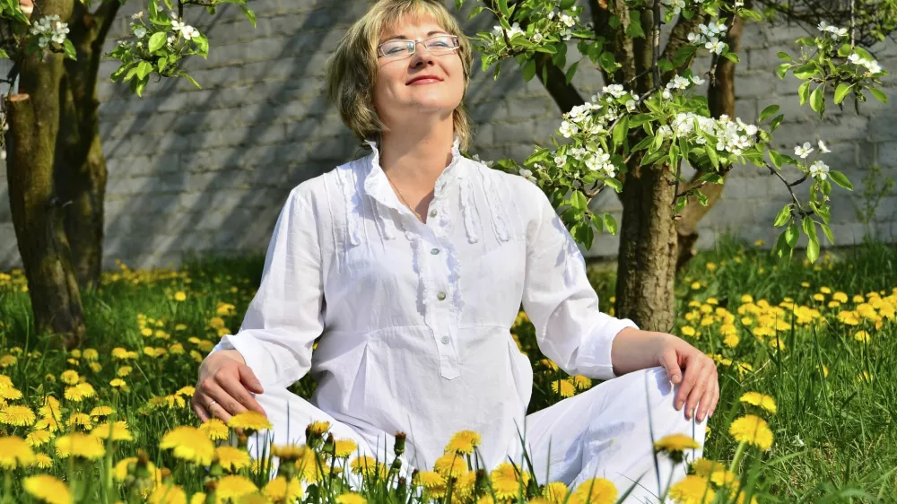 Pregnant woman dihanje