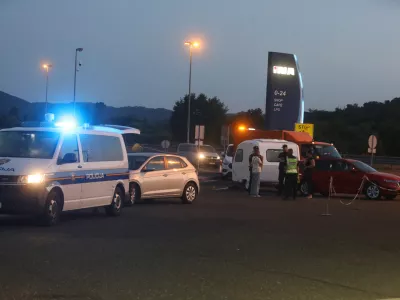 13.06.2025., Varazdin - Na autocesti A4 u smjeru Varazdina, kod odmorista Ljubescica, automobil je naletio na dijete. Ocevid je u tijeku. Photo: Vjeran Zganec Rogulja/PIXSELL