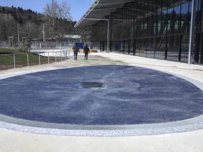 - 18.03.2025 - prenovljeni bazen Ilirija - kopališče Ilirija - zunanji otroški čofotalnik//FOTO: Jaka Gasar