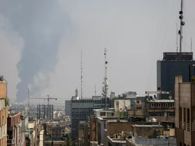 Smoke rises following an Israeli attack on Tehran Oil Refinery, in south of Tehran, Iran, June 15, 2025. Majid Asgaripour/WANA (West Asia News Agency) via REUTERS  ATTENTION EDITORS - THIS PICTURE WAS PROVIDED BY A THIRD PARTY