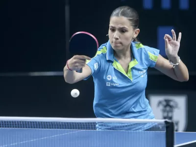 Sara Tokič- 05.07.2023 – namizni tenis - mednarodni turnir WTT Star Contender v Ljubljani - //FOTO: Jaka Gasar